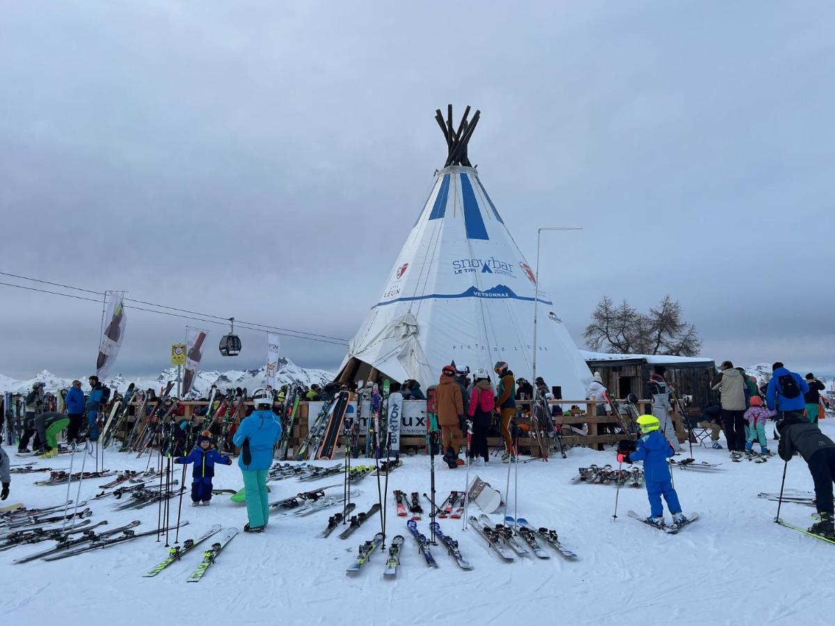 Cosy Studio For 5 Near Ski Lift, Les Gentianes Les Collons Exterior foto